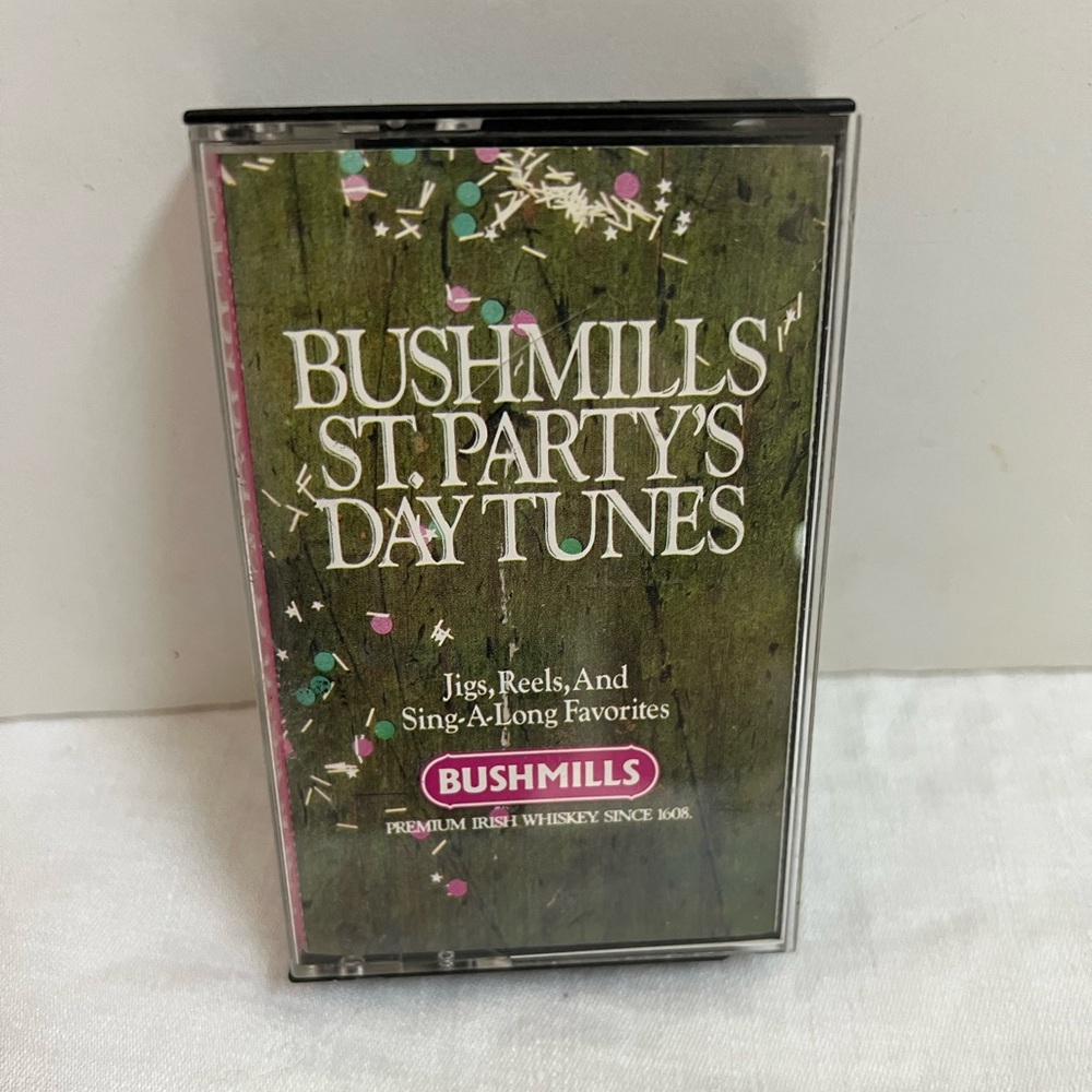 Bushmills St Party's Day Tunes Cassette Irish Whiskey St Patricks Jigs Reels VTG